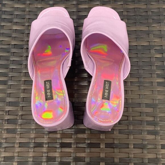 Nine West Y2K purple platform heels - Picture 4 of 7